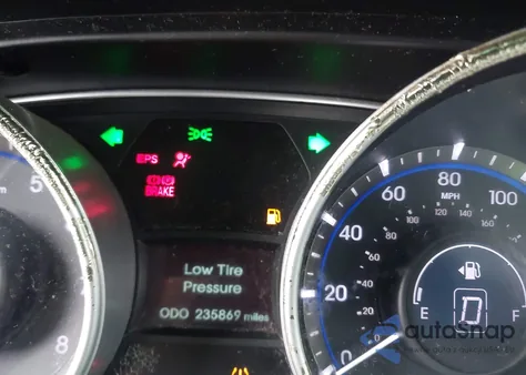 2013 Hyundai Sonata Se 2.0T z USA, uszkodzony, nr VIN 5NPEC4AB0DH525993